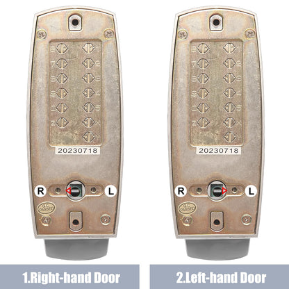 Mechanical Door Lock, Mechanical Push Button Lever Lock, Keyless Entry Commercial & Residential, Water-Proof Zinc Alloy, Easy to Install, for Garden, Yard, Garage