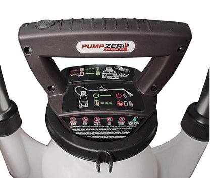 Scotts Lithium-ion Powered Pump Zero Technology, Wheeled Cart Sprayer, 3 Gallon, White, 190617