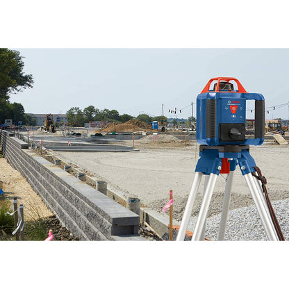 BOSCH GRL900-20HVK REVOLVE Self-Leveling Horizontal/Vertical Rotary Laser Kit, Includes Tripod, Grade Rod, Receiver, 2 D Batteries, Carrying Case, & Accessories