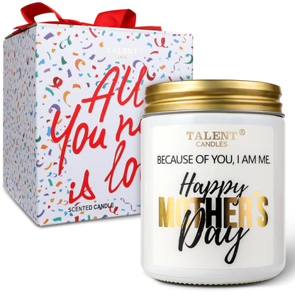 Scented Candle for Mom | Mother's Day Gifts | Perfect Home Décor Gift Elegant Gift for Mother | Mom Birthday Gifts | 8.4oz Candle Jars | Iris & Orange Blossom