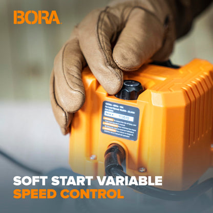BORA 3.25HP Soft-Start Variable Speed Fixed Base Router Motor 10,000-22,000 RPM - PM-6250