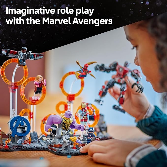 LEGO Marvel Avengers: Endgame Final Battle - Super Hero Building Set for Kids Ages 10+ - 10 Figures Including Iron Man Black Panther and Iron Spider - Birthday Gift for Boys and Girls - 76323