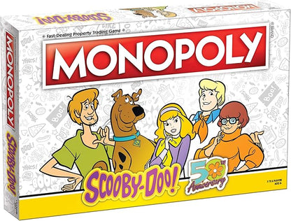 USAOPOLY Monopoly Scooby-Doo! Board Game | Official Merchandise Based on the Popular Cartoon | Classic Monopoly Game Featuring Characters