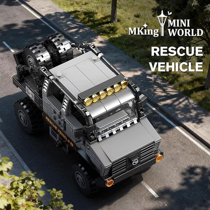 Mould King Pickup Truck Building Set MOC Off-Road Cars Model Kits for Adults/Teens 14+ Collectible Vehicle Gift for Birthdays and Fans (510+PCS)