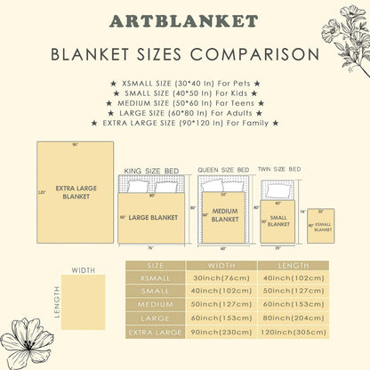 ARTBLANKET Just A Girl Who Loves Planets Throw Blanket Fannel Fleece Super Soft Funny Blanket Travel Throw Blanket for Bed Couch Sofa 40 x 30 Inch for Baby