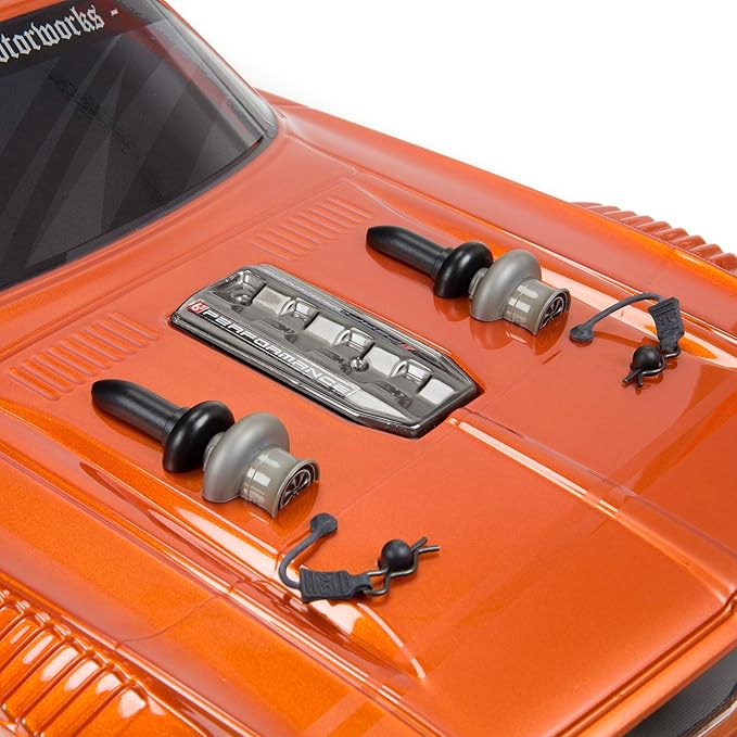 ARRMA 1/7 Felony 6S BLX Street Bash All-Road Muscle Car RTR (Ready-to-Run Transmitter and Receiver Included Batteries and Charger Required) Orange ARA7617V2T2