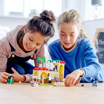 LEGO Friends Heartlake City Restaurant 41379 Restaurant Playset with Mini Dolls and Toy Scooter for Pretend Play Cool Building Kit Includes Toy Kitchen Pizza Oven and More (624 Pieces)