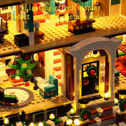 LED Light Kit Compatible with Lego Ideas Home Alone - Lighting Set for Ideas 21330 Building Model (Model Set Not Included)