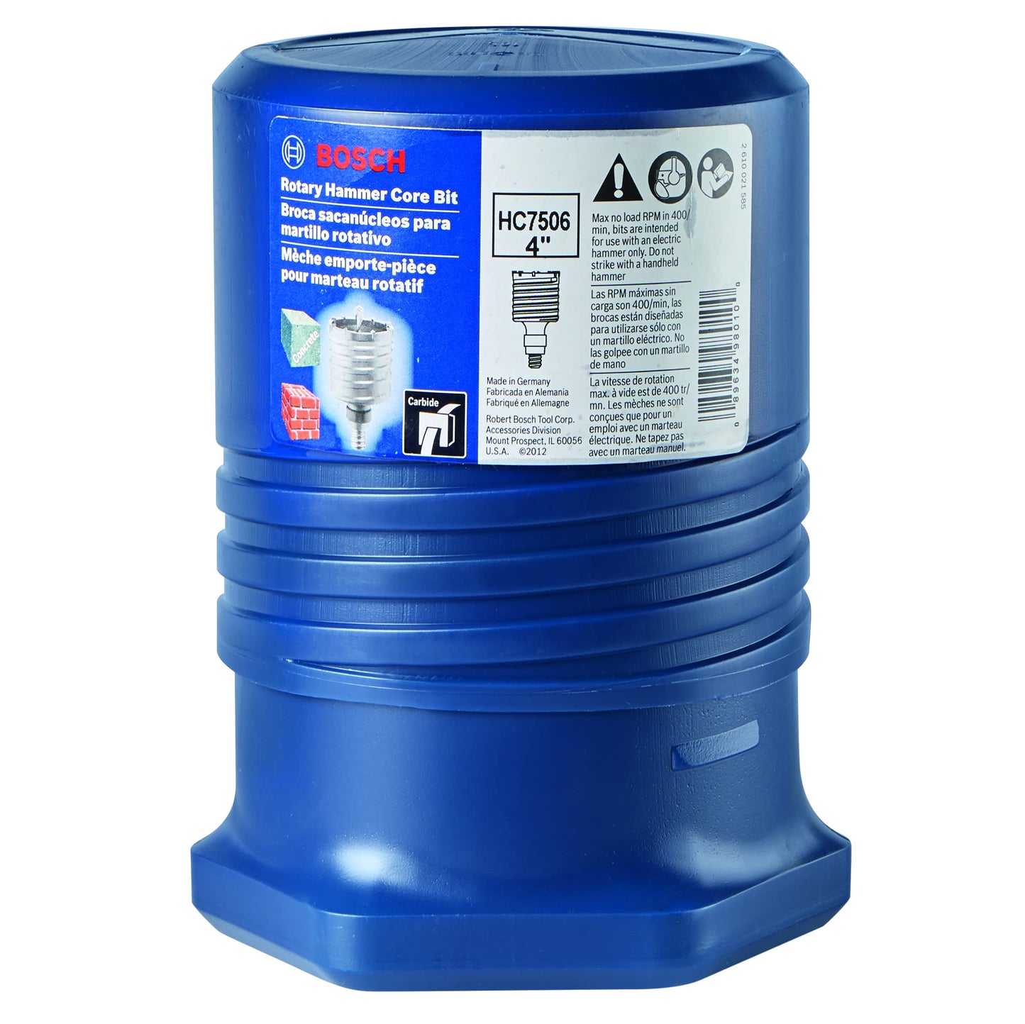 Bosch HC7506 4 in. 2-Piece Rotary Hammer Core Bit