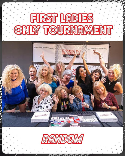 Random Spinner-Based Word Challenge Board Game for 18+ Funny Games Creative Strategy Party Game Spins Creative Wordplay and Card Actions Funny Gen Z College Party Group Player 2–8 Players