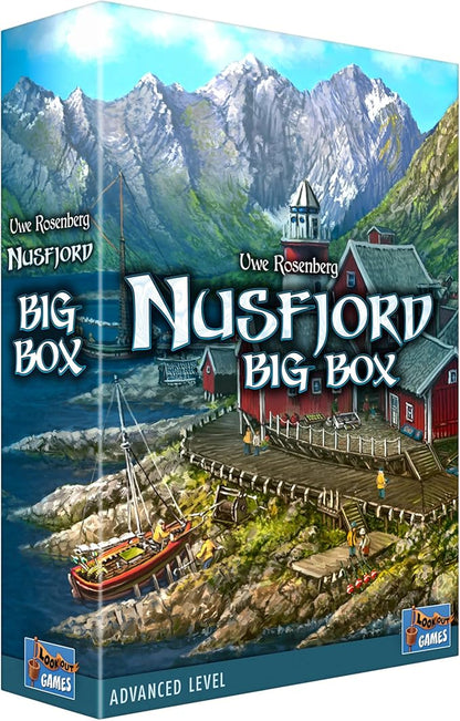 Nusfjord Board Game Big Box Edition - Complete Card Deck Collection Includes All Expansions Strategy Game for Kids &amp Adults Ages 12+ 1-5 Players 20-100 Min Playtime Made by Lookout Games