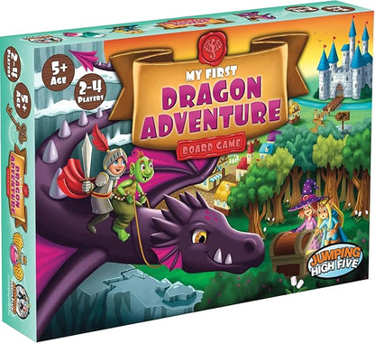 My First Dragon Adventure Board Game - Kids Save The Kingdom Beginner Fantasy Adventure Game for Children 5+ Exciting Hands-On Dragon Fun for Family Game Night