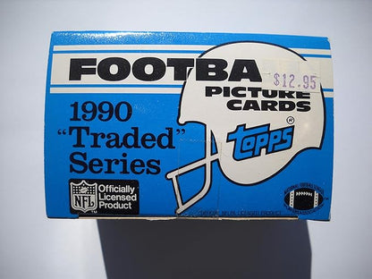 1990 Topps Football Traded Factory Set with Emmitt Smith's Rookie Card!