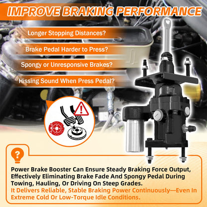 68433353AA Hydraulic Power Brake Booster Hydro Booster Fit for 2019-2025 Dodge Ram 2500 3500 6.4L V8-Gas 6.7L L6-Diesel