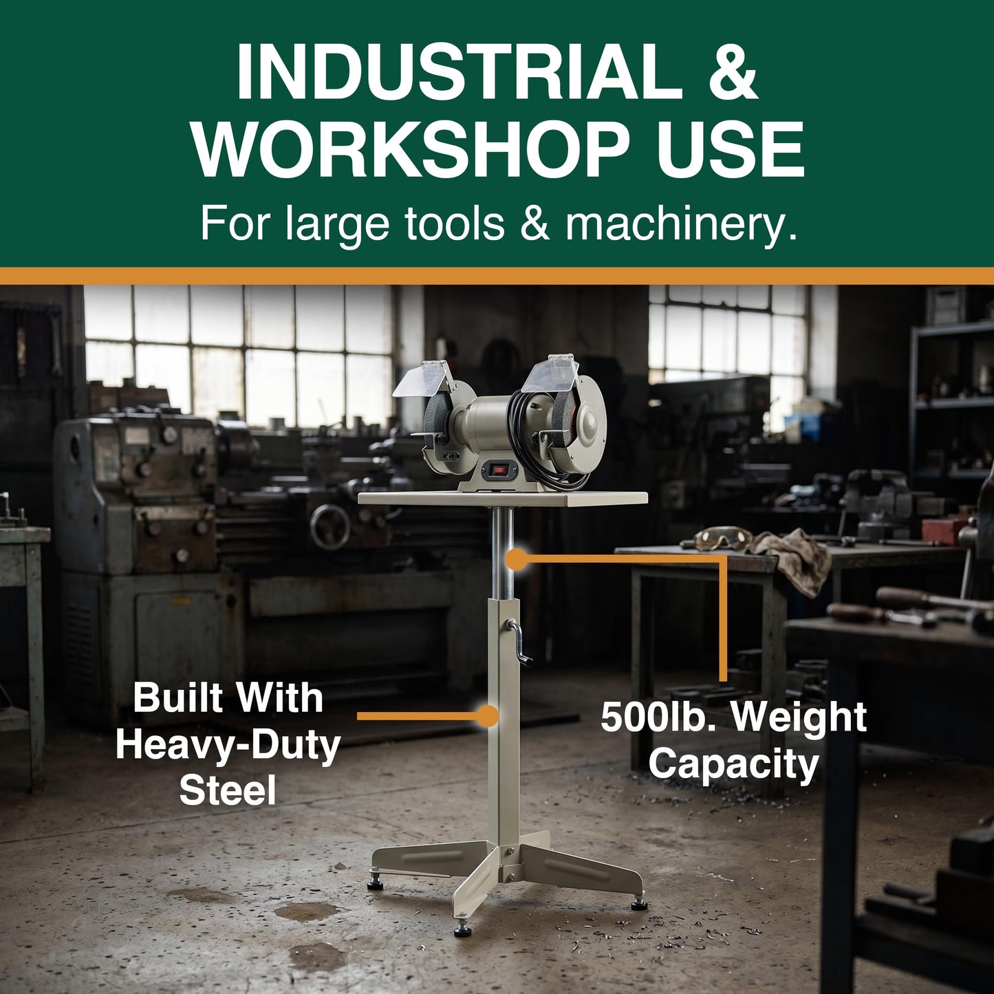Tool Stand, Steel, 500 lb.