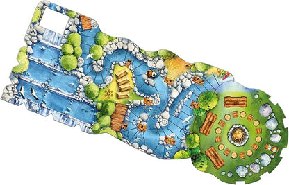 Meadow Downstream Board Game EXPANSION | Strategy Adventure Nature Fun Family for Adults and Kids Ages 10+ 1-4 Players Avg. Playtime 60-90 Minutes Made by Rebel(REBMEAD3)