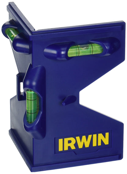 YARDMAX YM0115 4.0 Cu. Ft. Concrete Mixer & IRWIN Tools Magnetic Post Level (1794482),Blue