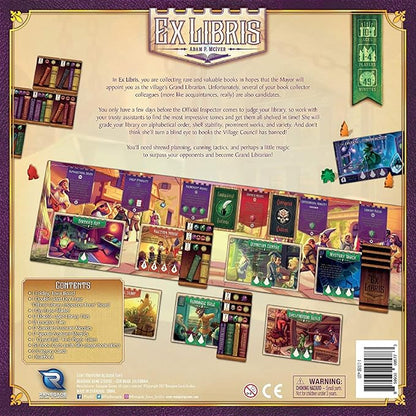 Renegade Game Studios Ex Libris Board Game: Strategy Worker Placement for Family Game Night Ages 10+