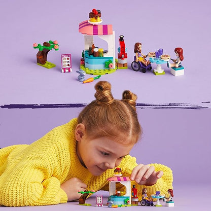Lego Friends 41753 Pancake Shop Set Creative Toy for Boys and Girls from 6 Years with Paisley and Luna Mini Dolls and Rabbit Figure Gift for Children