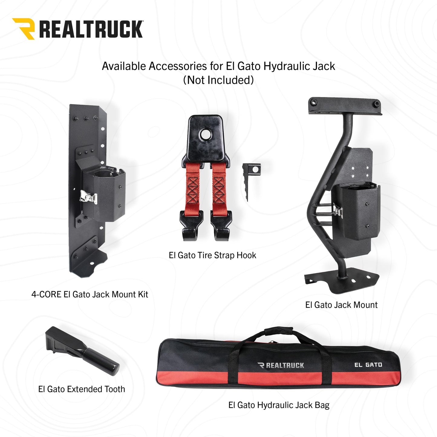 Go Rhino XG-RJ50010B El Gato EG1 Hydraulic High-Lift Recovery Jack, Black