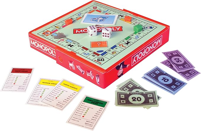 World's Smallest Board Games Set of 4 - Scrabble Monopoly Operation Candy Land (Bundle)