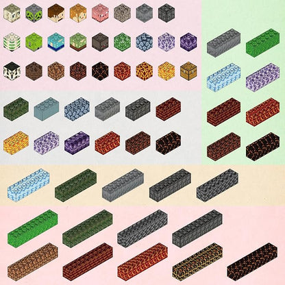 JIMI Building Blocks Set Premium Interlocking Blocks with Characters &amp Vivid Scenes - Creative Construction Toy for Kids 6+ &amp Builders STEM Learning Toy