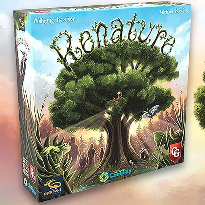Capstone Games: Renature Strategy Board Game Transform The Polluted Valley Into a Thriving Ecosystem Easy to Follow Rules Ages 14 and Up