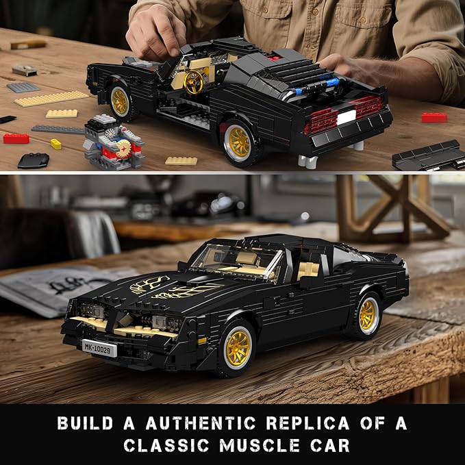 Mould King Classic Supercar Building Set MOC Sport Car Building Blocks Set Home Decoration Model Car Kit Collectible Construction Toys Gift for Teen Adults(1557 PCS)