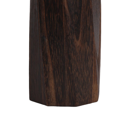 Handmade Eco-Friendly Wooden Vase Set - Natural Solid Paulownia Wood Vases for Home Decor, DIY Hand-Painted Design, Unbreakable Decorative Gift Set (7”, 10”, 12”)