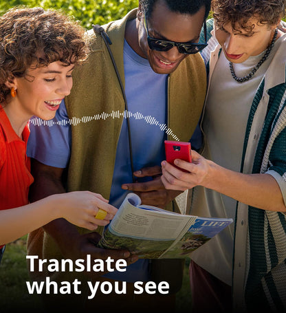 Vasco Translator Q1 | AI Voice Cloning Language Translator Device | 113 Languages | Free Lifetime Internet in Nearly 200 Countries | Slate Blue