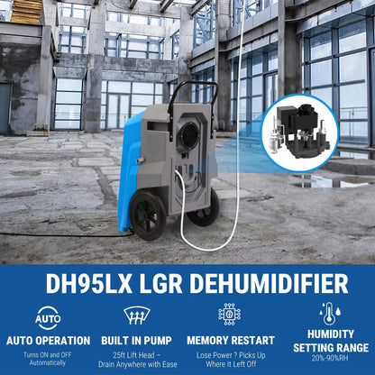 MOUNTO Water Damage Restoration Combo Package Deals (24xAir Mover, 4X Air Scrubber, 4X LGR Dehumidifiers)