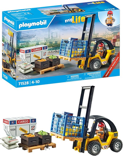 Playmobil Forklift Truck with Cargo