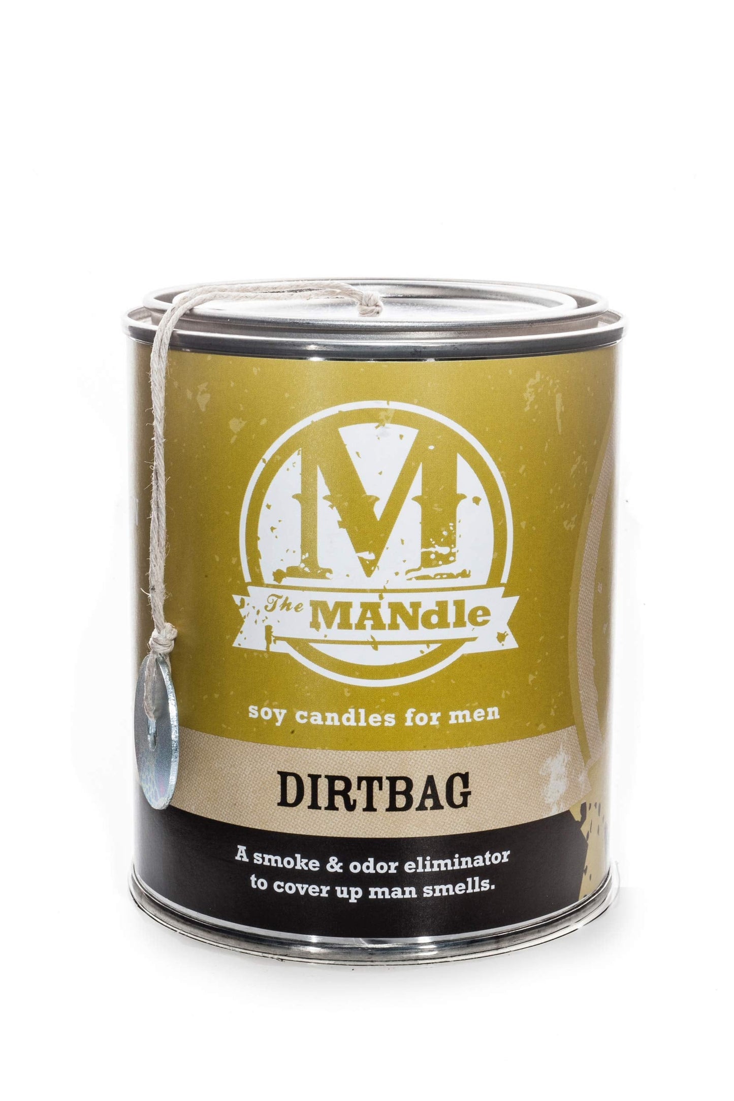 ECO CANDLE CO. The Mandle Soy Candle for Men - Scents of Melon & Tea - Dirtbag, 15 oz. Paint Can - 100% Soy Wax, No Lead, Hand Poured, Phthalate Free, Made from Midwest Grown Soybeans