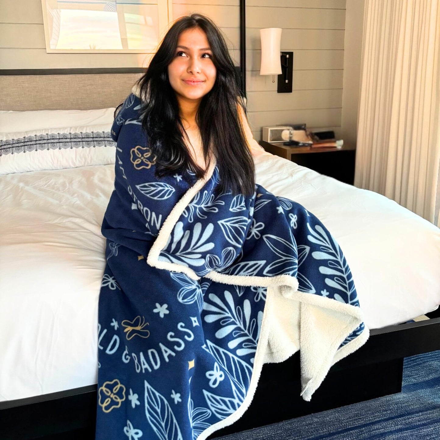 SHEROCIOUS Blanket Hoodie | Inspirational Gifts for Women | Get Well Soon Gift | new mom gifts | wife birthday gift ideas | Sister Gifts | Wife Blankets | gifts for new mothers | Mothers Day Gift