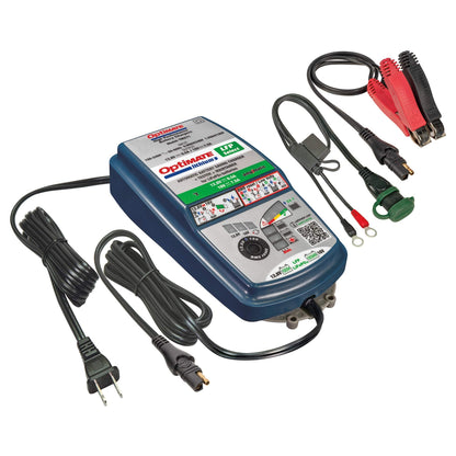 Optimate Lithium 4s 9.5A / 5s 7.5A, TM-271, 10-Step 12.8V / 16V Sealed Battery Saving Charger and maintainer