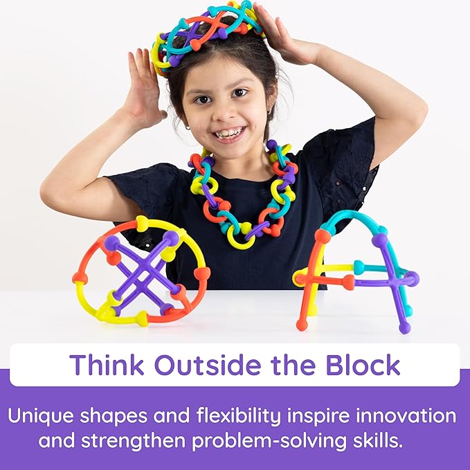 Fat Brain Toys Plip Kit Building Toys for Creative Play Creative Construction Play Set Kids Toys Ages 5 to 12
