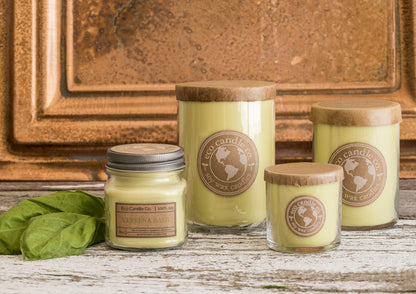ECO CANDLE CO. Recycled Candle, Fig & Oak, 26 oz. - Scents of Figs, Cranberries, Leather, & Musk - 100% Soy Wax, No Lead, Kraft Paper Label & Lid, Hand Poured, Made from Midwest Grown Soybeans
