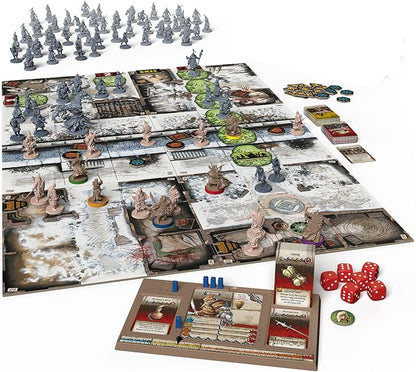 CMON Zombicide White Death Board Game - Battle The Undead Siege in The Frozen North! Cooperative Strategy Game with Tabletop Miniatures Ages 14+ 1-6 Players 1 Hour Playtime