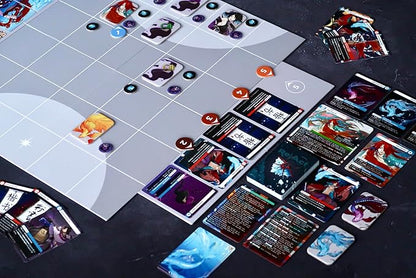 ReACT - The Arts of War - Board Game for 2 Players | 15-30 Mins Playtime | Original Anime Manga Artstyle | 1 vs 1 Fighting Dueling Card Game (Standard Edition)