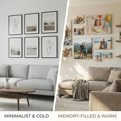 TWING Custom Canvas Prints - Personalized 22x28 Inch Wall Art | Upload Your Photos for Unique Home Decor