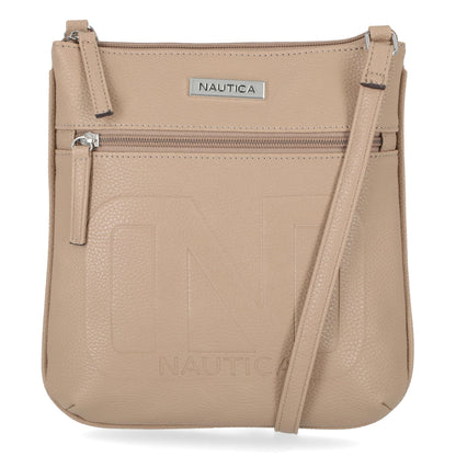 Nautica Lakeside Signature Jaquard North South Crossbody Bag