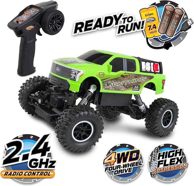 Ready to Run Realtree R/C Ford F-150 Lightning Rock Crawler