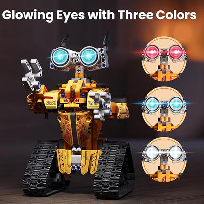 Sillbird Robot Building Kit with Remote Control STEM Gifts for Boys Age 8-12 Technic Buildable Coding Robotic Set Birthday Toys for Kids Teens (468 Pieces)