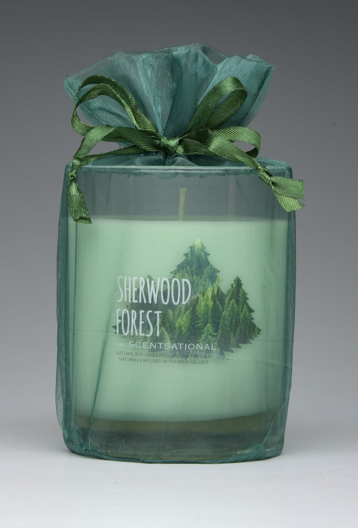 Scentsational Pure Natural Soy Candle Sherwood Forest 11 oz/ 311gr (Christmas Tree)