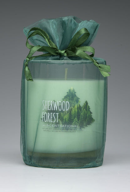 Scentsational Pure Natural Soy Candle Sherwood Forest 11 oz/ 311gr (Christmas Tree)