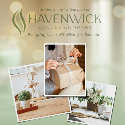 Havenwick Wild Sage Soy Blend 22-oz Large Jar Candle, Long Lasting 110-130 Hour Burn Time with Single Cotton Wick, Relaxing Scented Candles for New Home Gift & Housewarming Parties