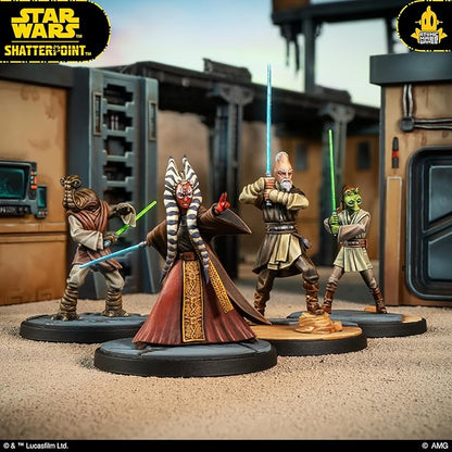 Star Wars Shatterpoint Wisdom of The Council Squad Pack - Tabletop Miniatures Game Strategy Game for Kids and Adults Ages 14+ 2 Players 90 Min Playtime Made by Atomic Mass Games