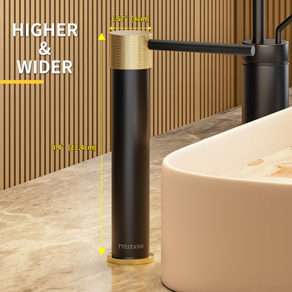 TYESTAND SD-100 Sink Soap Dispenser Brass Pump Head Built in Soap Dispenser for Kitchen and Bathroom Sink with 1000ml Bottle and 59"(1.5m) Extension Tube Kit (Black)