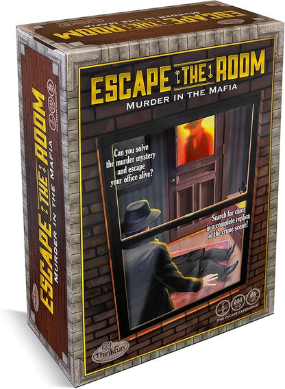 ThinkFun Escape The Room: Murder in The Mafia - Engaging Brain Teaser Game | for Age 13 and Up | Ideal for Teens and Adults | Perfect Addition to Game Nights