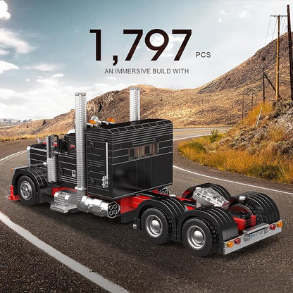 Mould King 10037 Heavy-Duty Tow Truck Building Toy Set MOC Road Trailers Building Toys Technology Wreckers Toy for Adult 14+ (1797 Pieces)